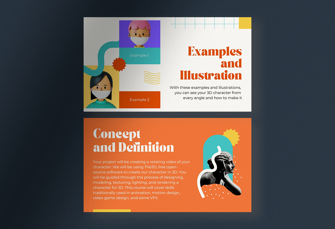 Fun Retro Visual Arts Lesson Presentation Canva