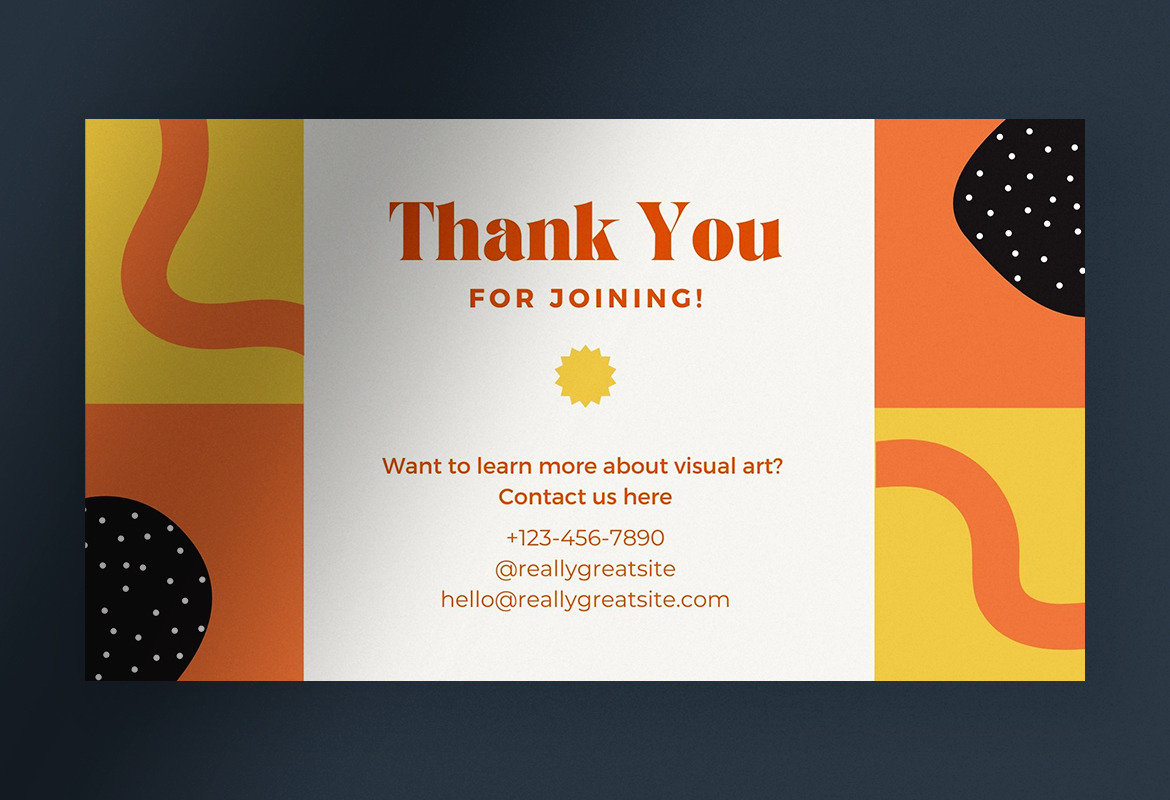 Fun Retro Visual Arts Lesson Presentation Canva