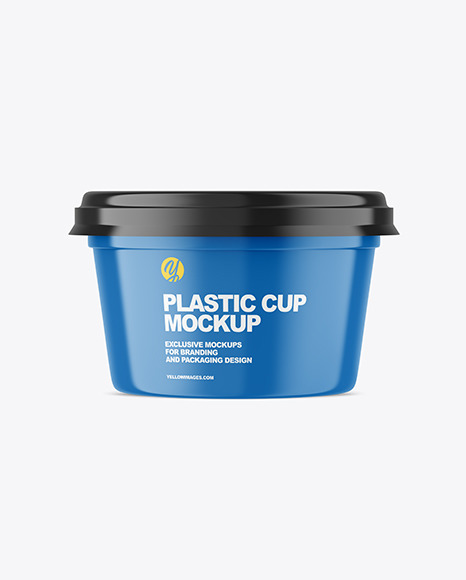 Plastic Cup Mockup PSD #2