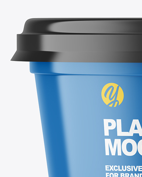 Plastic Cup Mockup PSD #3