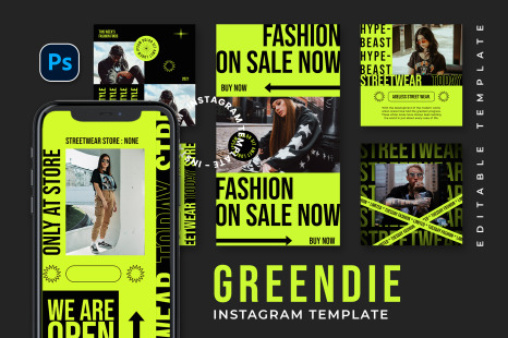 Greendie Instagram Template