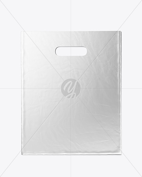 Metallic Carrier Bag Mockup PSD #3