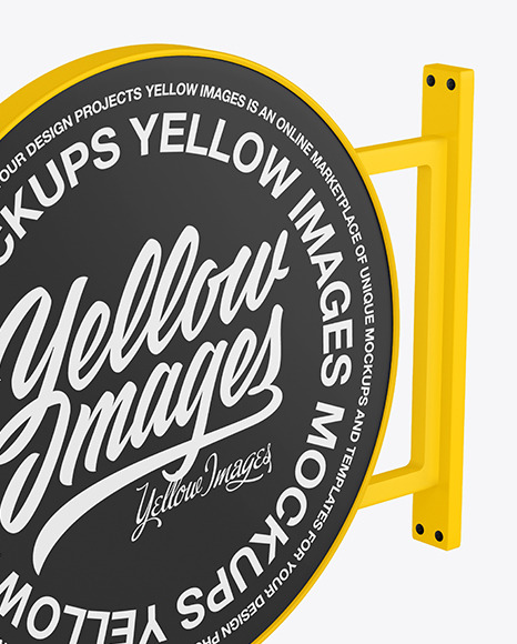 Signboard Mockup PSD #1