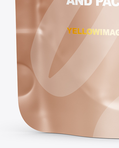 Matte Stand up Pouch Mockup PSD #1