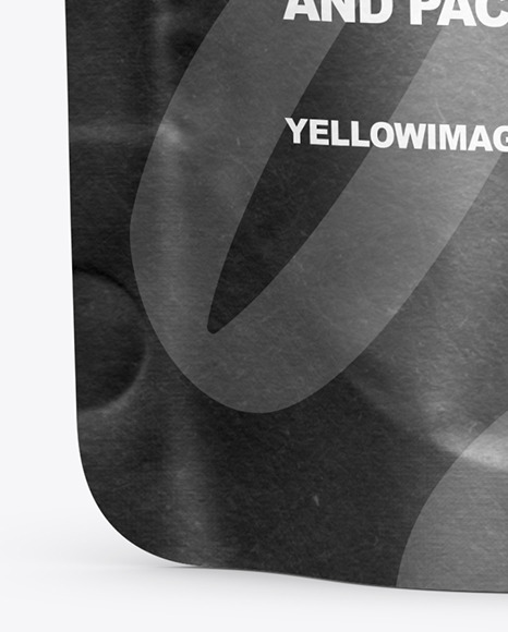 Kraft Stand up Pouch Mockup PSD #7