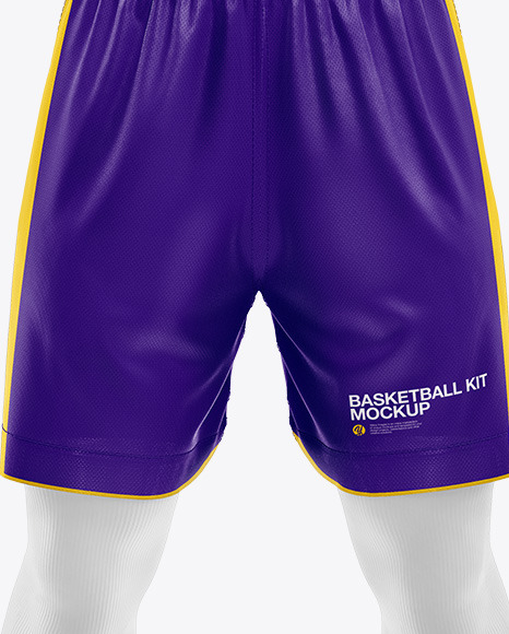 Basketball Kit Mockup   Front View PSD #6