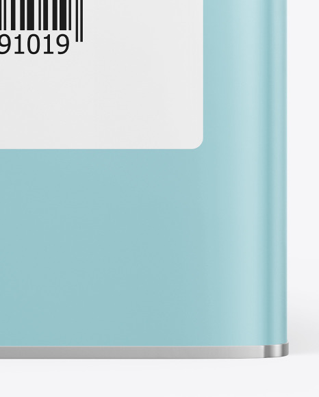 Matte Tin Box Mockup PSD #1