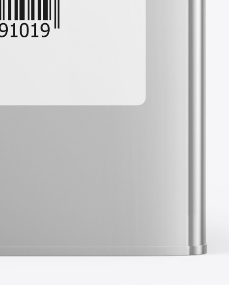 Metallic Tin Can Mockup PSD #1