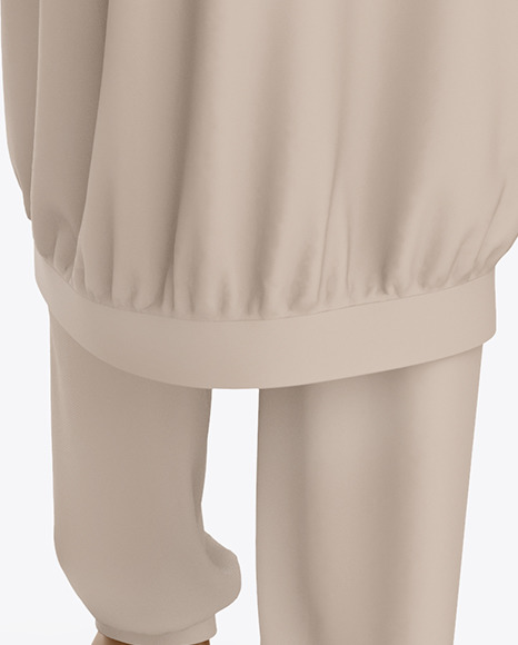 Muslim Tracksuit Mockup – Front Half Side View PSD #7