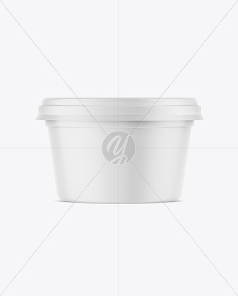 Matte Plastic Cup Mockup PSD #1