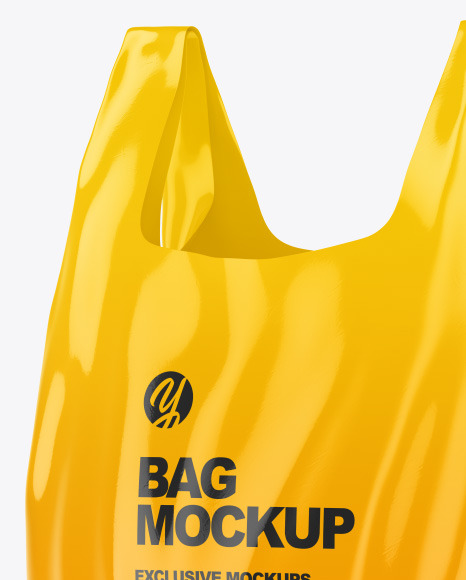 Plastic Bag Mockup   Half Side View PSD #2