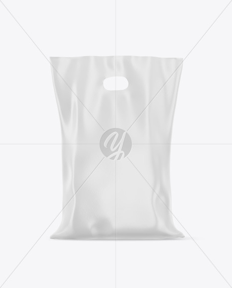 13 Plastic Bag Mockup - Front View Packaging
