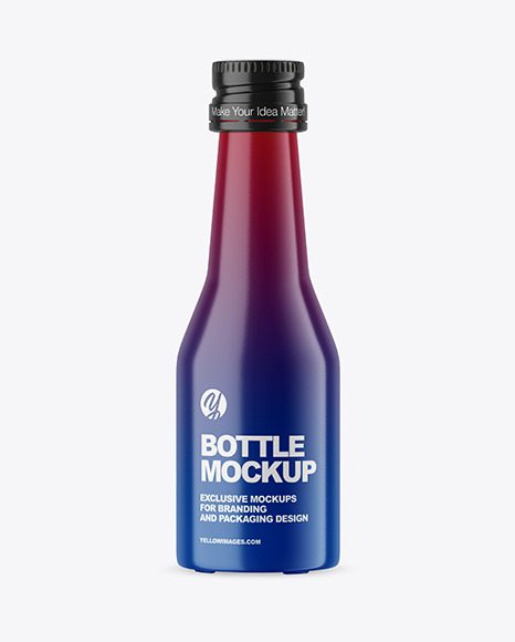 Glossy 20ml Bottle Mockup