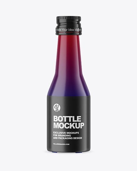 Glossy 20ml Bottle Mockup PSD #2