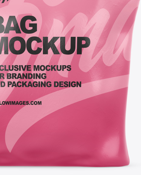 Plastic Bag Mockup   Front View PSD #1