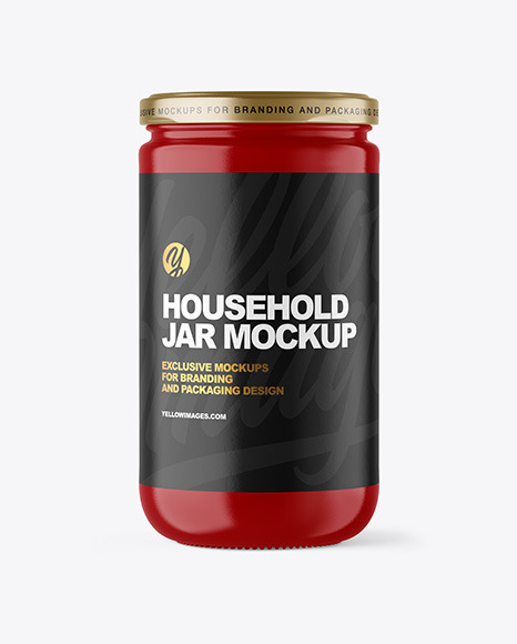 Glossy Jar Mockup