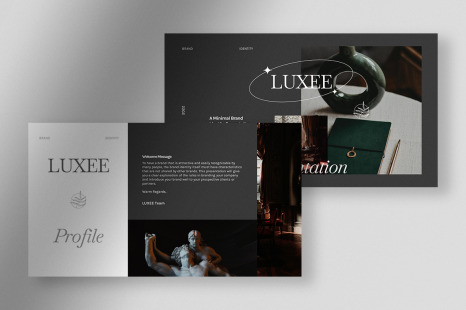 Luxee - Minimal Brand Identity Presentation