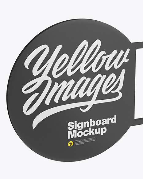 Signboard Mockup PSD #2