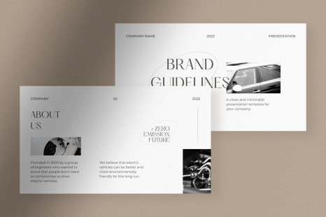 White Clean Minimalist Brand Guidelines Presentation Canva