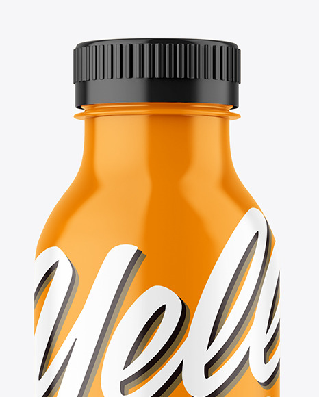 Glossy Bottle Mockup PSD #2