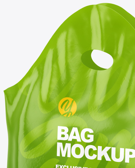 Plastic Bag Mockup   Half Side View PSD #2