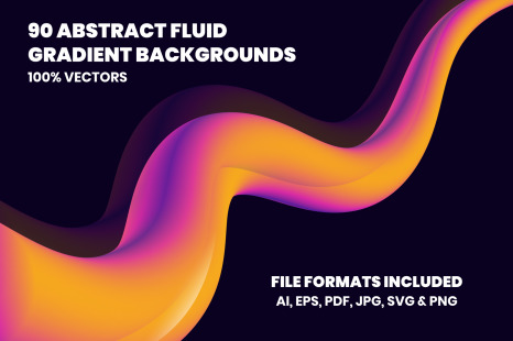 90 Fluid Gradient Backgrounds
