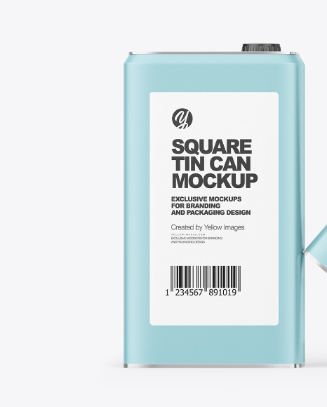 Five Matte Tin Boxes Mockup PSD #2