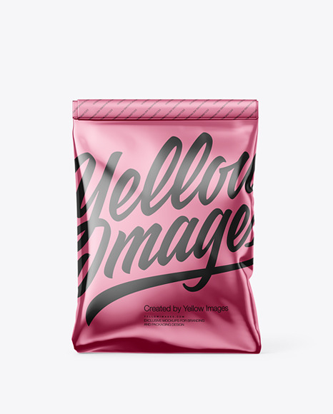 Metallic Bag with Paper Handle Mockup PSD #2