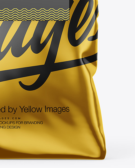 Metallic Bag with Paper Handle Mockup PSD #5