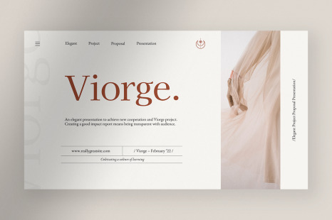 Viorge - Elegant Project Proposal Presentation