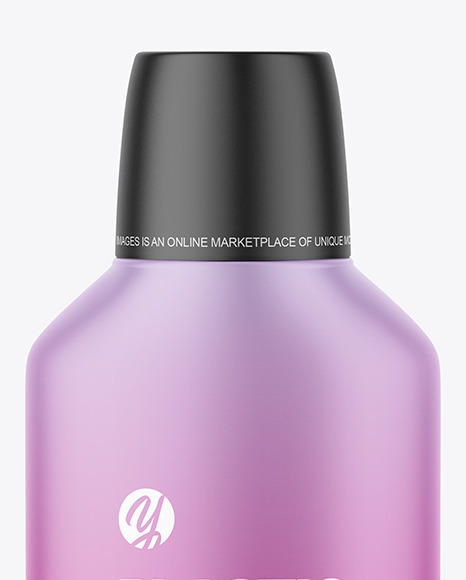 Matte Cosmetic Bottle Mockup PSD #1