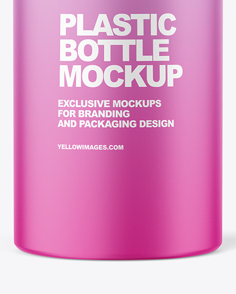 Matte Cosmetic Bottle Mockup PSD #6