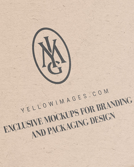 Eyeshadow Palette with Kraft Paper Box Mockup PSD #1