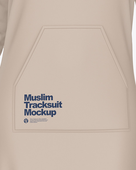Muslim Tracksuit Mockup – Front View PSD #6