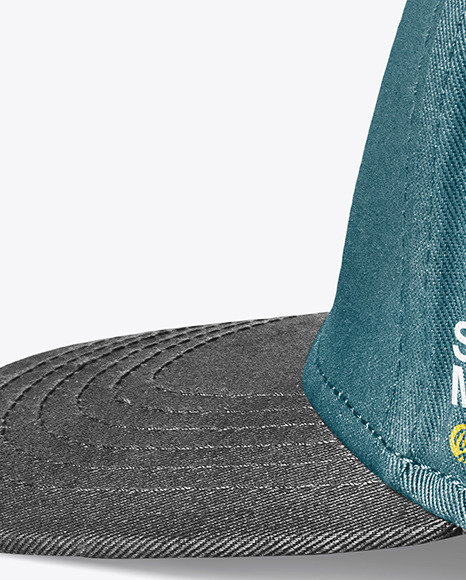 Snapback Cap Mockup PSD #6