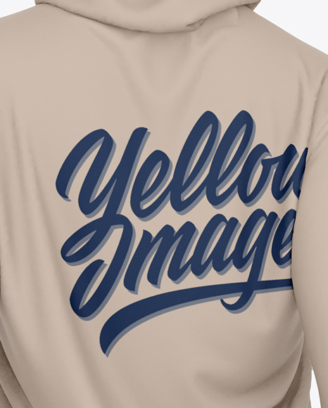 Muslim Tracksuit Mockup – Back  View PSD #1