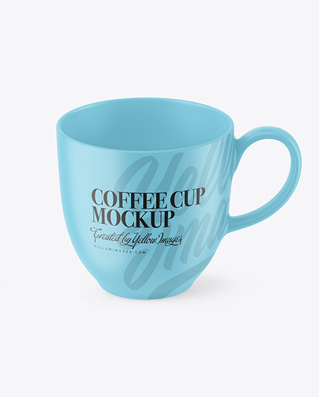 Matte Coffee Cup Mockup PSD #2