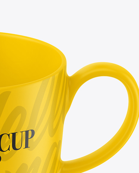 Matte Coffee Cup Mockup PSD #6