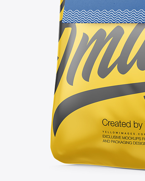 Glossy Bag with Paper Handle Mockup PSD #5