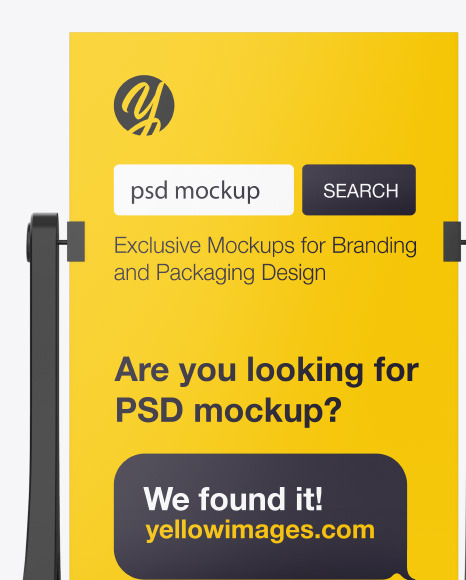 Portable Banner Stand Mockup PSD #3