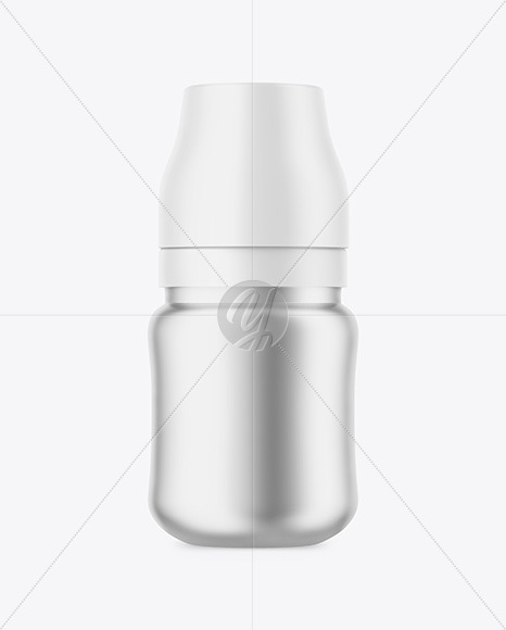 Matte Metallic Baby Bottle Mockup PSD #3