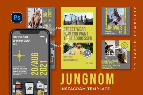 Jungnom Instagram Template