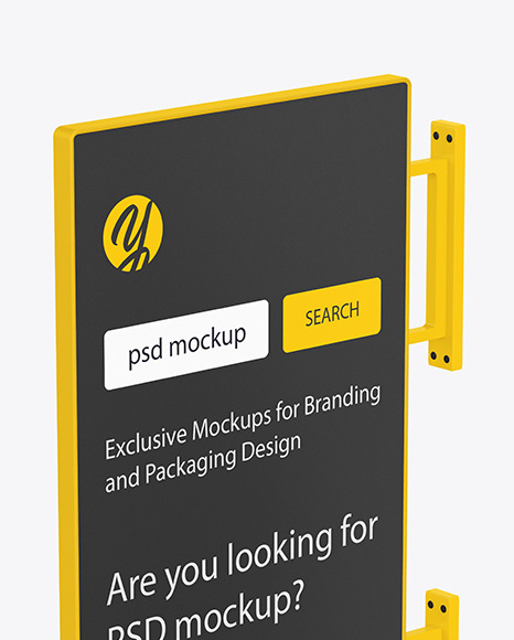 Signboard Mockup PSD #2