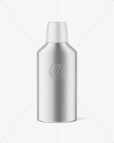 Cosmetic Metallic Bottle Mockup PSD #3