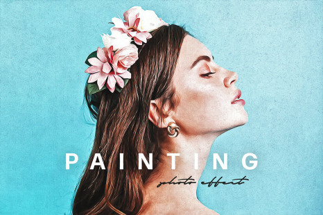 Acrylic Painting Photo Effect