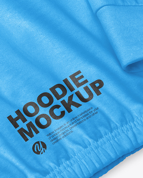 Hoodie Mockup – Half Side View PSD #5