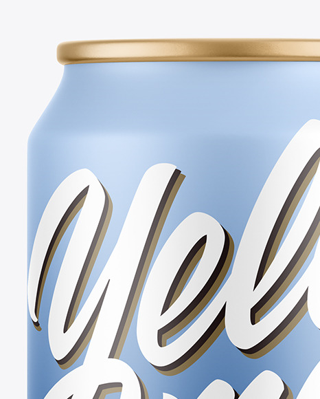 Drink Can Mockup PSD #2