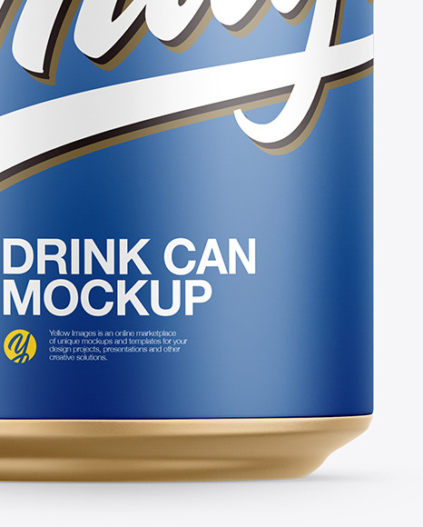 Drink Can Mockup PSD #1