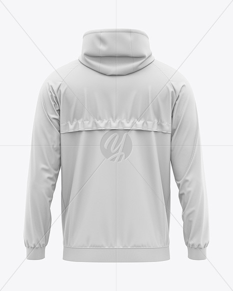 Hooded Windbreaker Mockup - Free Download Images High Quality PNG, JPG