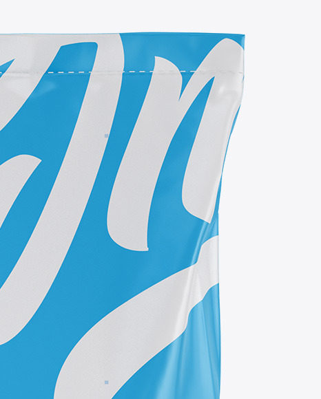 Plastic Bag 3D Mockup   Halfside View PSD #1